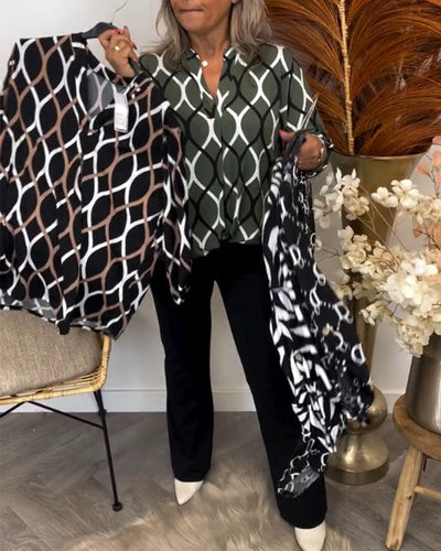 Amalfi – Blouse with Graphic Print