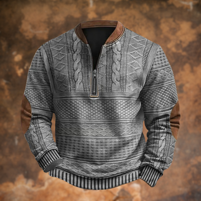 Lucca – Knitted 1/3 Zip Sweater