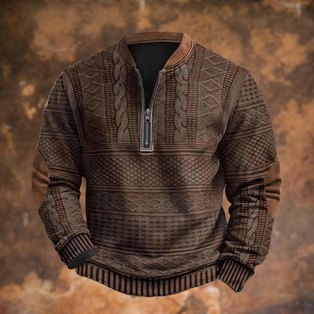 Lucca – Knitted 1/3 Zip Sweater