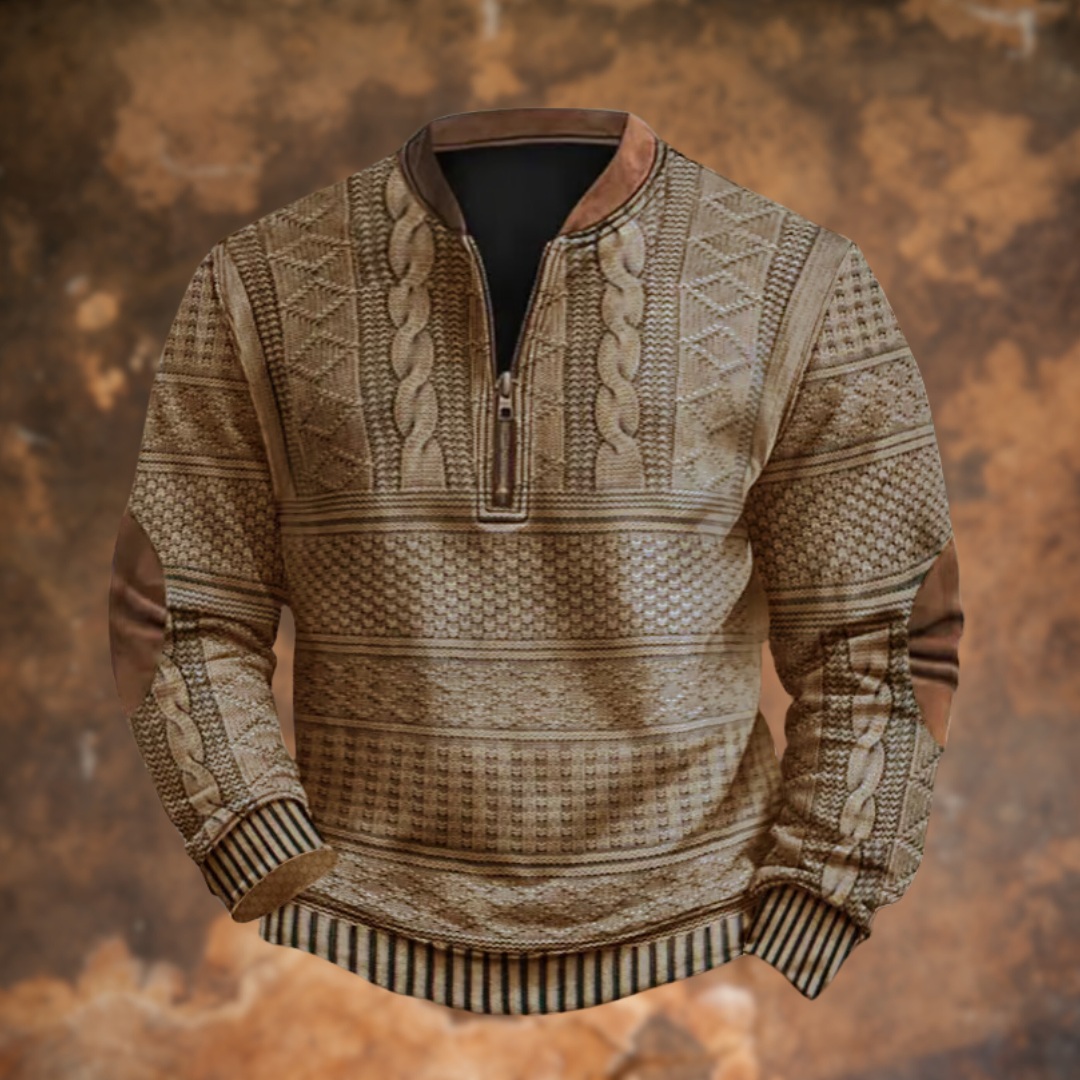 Lucca – Knitted 1/3 Zip Sweater